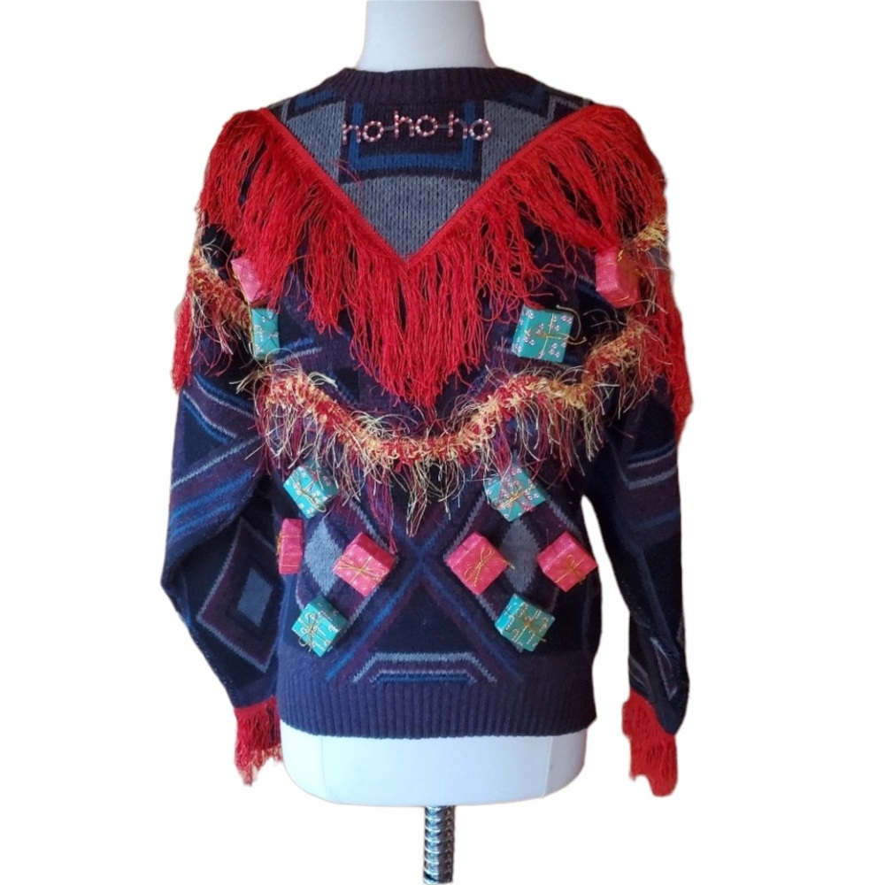 Vintage Ugly London Fog Christmas Sweater